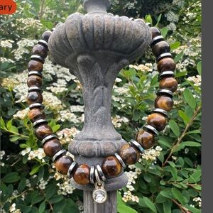 Tiger’s Eye and Hematite Bracelet